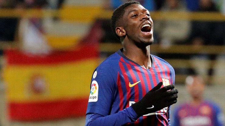 FC Barcelona's French forward Ousmane Dembele