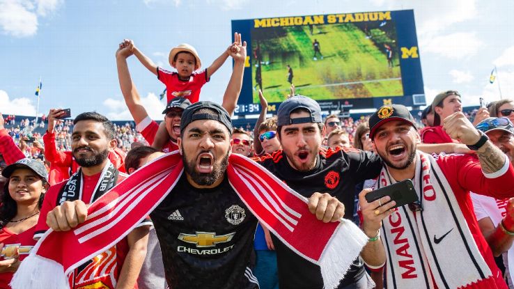 Manchester United took on Liverpool in the 2018 International Champions Cup at the Michigan Stadium