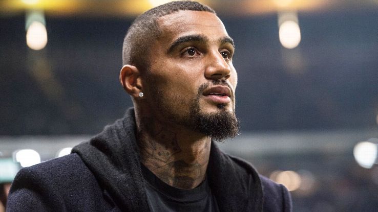 Kevin Prince BOATENG was officially ousted in the stadium, half-length portrait, football Europa League, group stage, group H, matchday 2, Eintracht Frankfurt (F) - Lazio 4: 1, on 04.10.2018 in Frankfurt / Germany. 