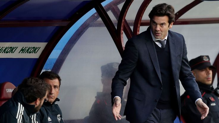 Santiago Solari's first match as Real Madrid's full-time head coach ended in defeat at Eibar