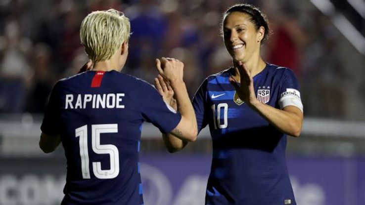 Carli Lloyd and the U.S. women's national team will look to defend their title at the 2019 FIFA Women's World Cup.