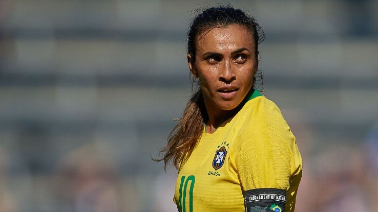 The 2019 Women's World Cup in France will be Marta's fourth appearance in the tournament.