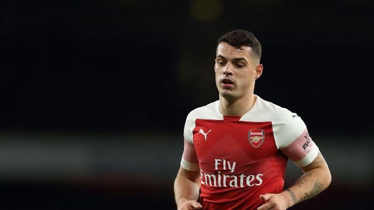 Granit Xhaka did his best but again proved on Wednesday that he should not be deployed as a centre-back.