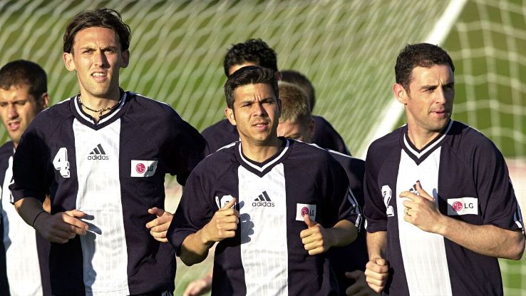 Tony Popovic, Steve Corica and Kevin Muscat