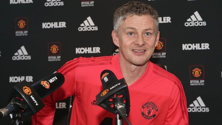 Manchester United caretaker manager Ole Gunnar Solskjaer said he'd like the job permanently at his first news conference