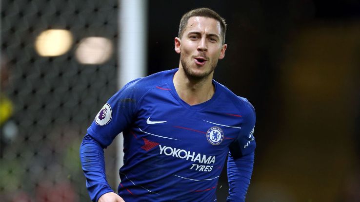 Eden Hazard's 100th and 101st goals as a member of Chelsea were enough to down Watford at Vicarage Road.