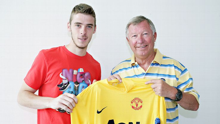 David De Gea was just a fresh-faced 20-year-old when he was signed by Sir Alex Ferguson in 2011.