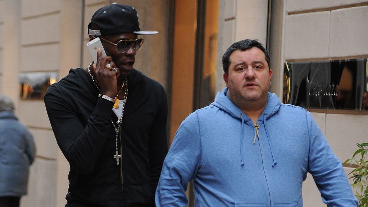 Resultado de imagen de Mino Raiola y balotelli