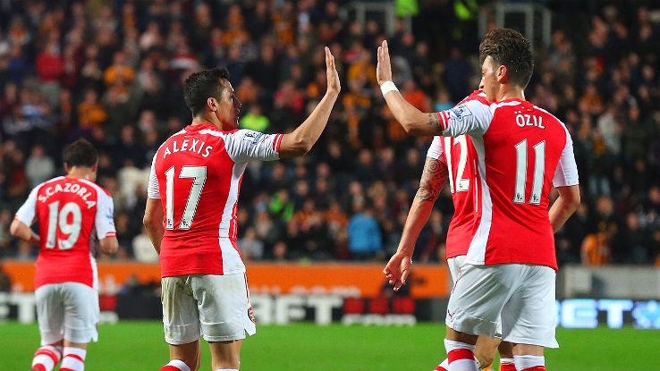Arsenal supporters will hope to see Alexis Sanchez and Mesut Ozil celebrating many an Arsenal goal for years to come.