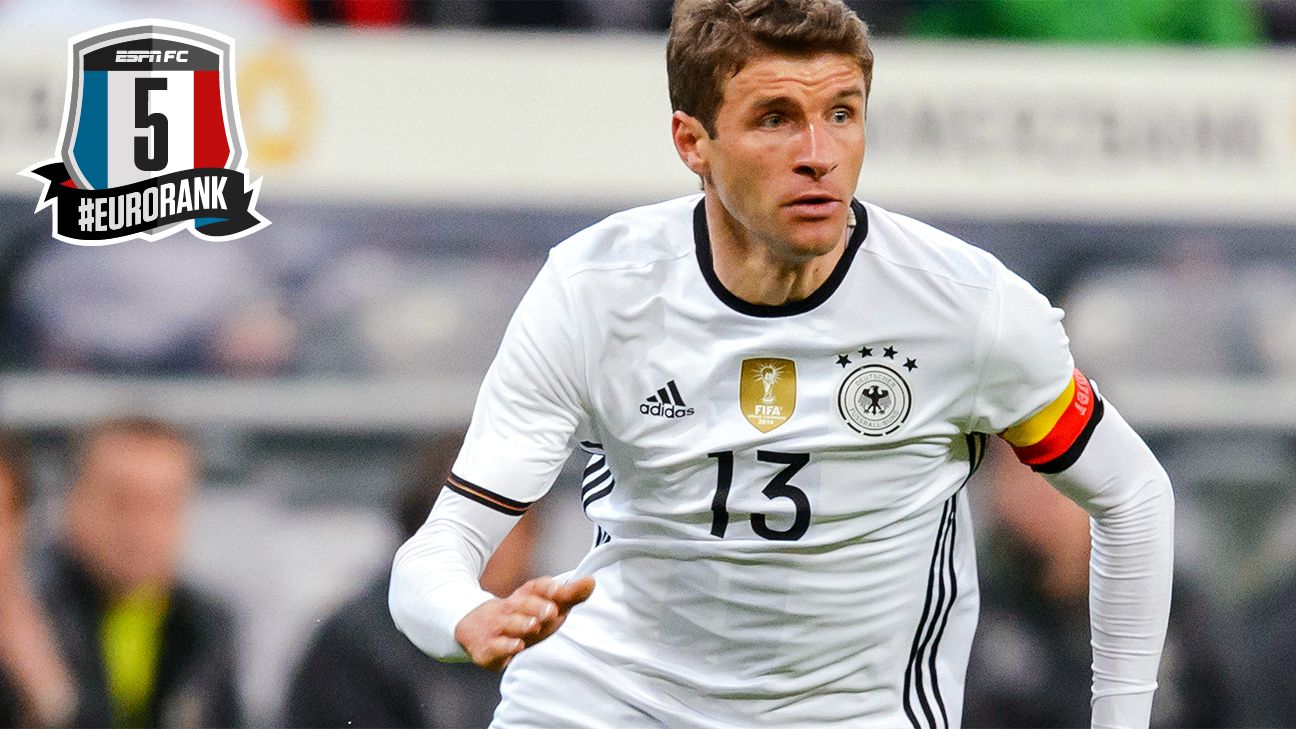 Germany's Thomas Muller 5th in Euro 2016 rank ESPN FC