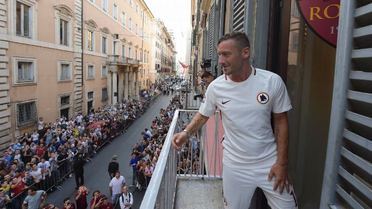 Roma captain Francesco Totti