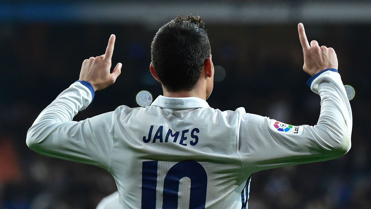 Real Madrid star James Rodriguez upstaged by daughter's bottle flip - ESPN FC (blog)