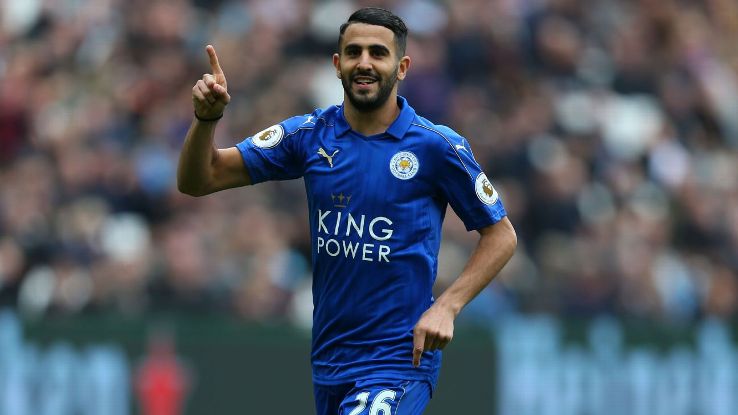 Riyad Mahrez of Leicester City