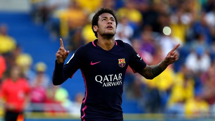 Neymar was in inspired form for Barcelona.