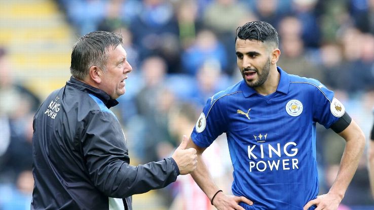 Craig Shakespeare & Riyad Mahrez