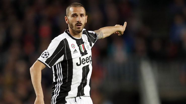 Leonardo Bonucci during the UEFA Champions League quarterfinal match between Barcelona and Juventus on April 19, 2017 at the Camp Nou stadium in Barcelona, Spain. (Photo by VI Images via Getty Images)