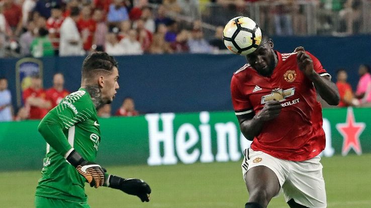 Ederson & Romelu Lukaku Ederson & Romelu Lukaku