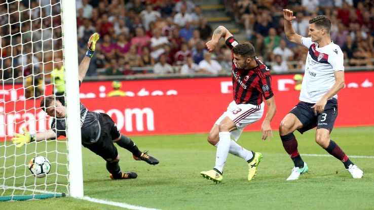 Teenager Patrick Cutrone scored again for AC Milan on Sunday.