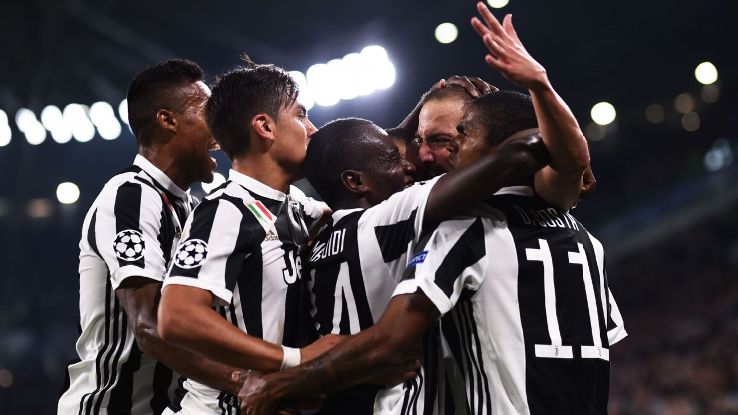 Juventus earned their first points in Group D with a 2-0 win.