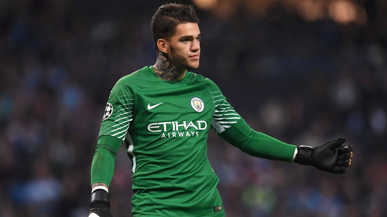 Manchester City's Ederson: I want to score before end of season