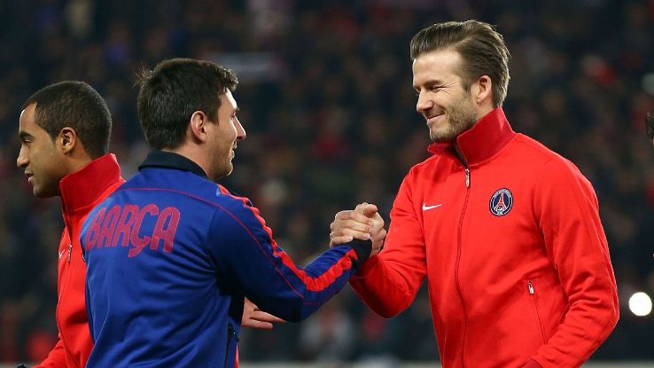Leo Messi & David Beckham