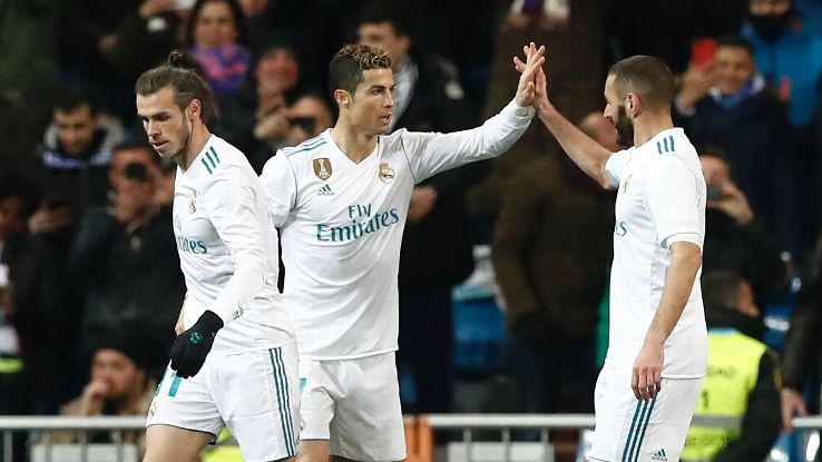 Gareth Bale, Cristiano Ronaldo & Karim Benzema