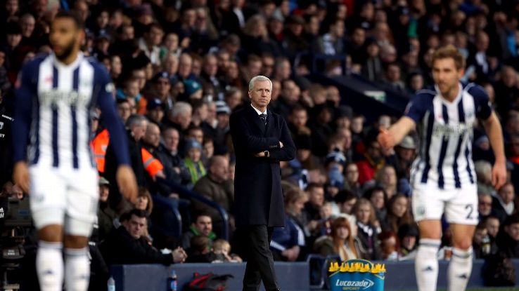 Alan Pardew's West Brom has one win in 26 games and added an off-field incident to their woes in February.