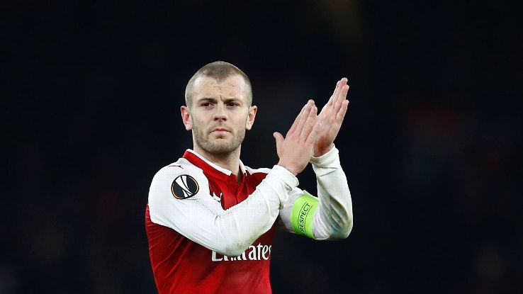 Jack Wilshere has made 36 appearances for Arsenal this season, his most for the club since the 2010-11 season.
