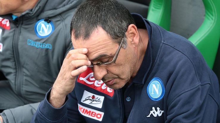 Napoli coach Maurizio Sarri
