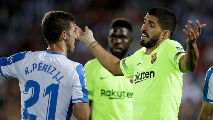 Image result for Gerard Pique 4/10 in dismal defeat for Barcelona at minnows Leganes