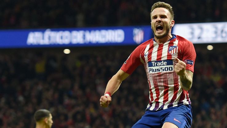 Saul Niguez again delivered on the big stage, scoring his ninth career Champions League goal.