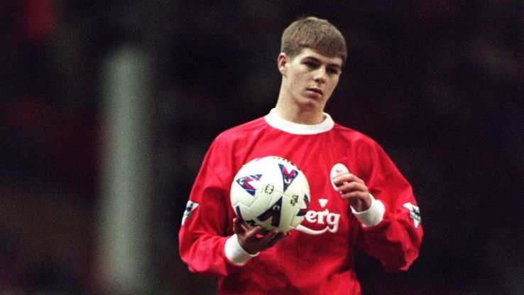 Gerrard's debut for Liverpool, at the end of a comfortable win over Blackburn on Nov. 29 1998, was the start of a spectacular career.