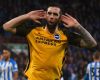 Brighton bounce back to beat 10-man Huddersfield