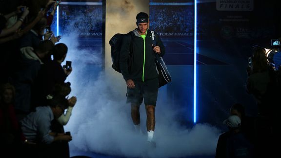 El choque entre Del Potro y Federer