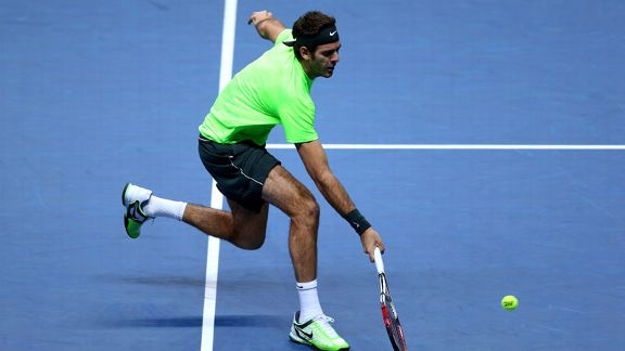 El choque entre Del Potro y Federer