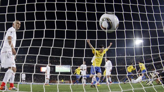Brazil first goal scored by juan