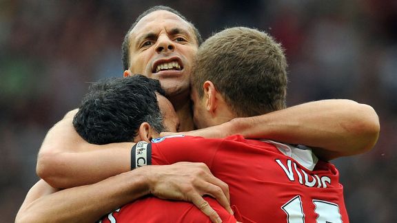 Ryan Giggs, Rio Ferdinand, Nemanja Vidic