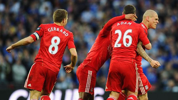 Martin Skrtel group celeb goal