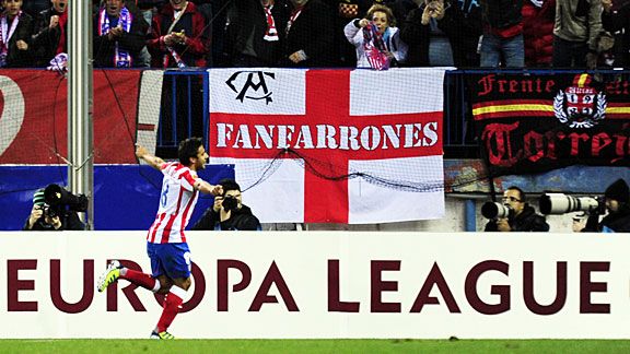 Eduardo Salvio scored twice in three minutes against Besiktas to put Atletico in total control