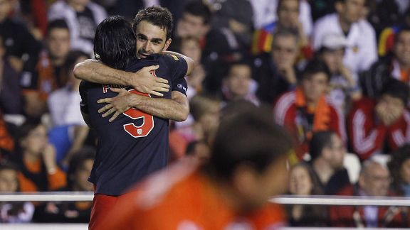 Atletico Madrid v Valencia celeb Adrian