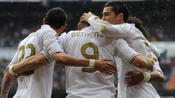 Real Madrid v Sevilla team celeb 