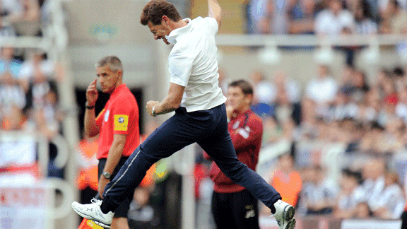 Andre Villas-Boas leap Tottenham 