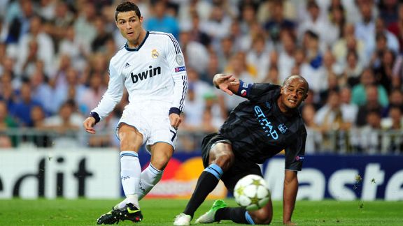 Cristiano Ronaldo, Vincent Kompany