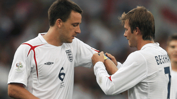 John Terry and David BEckham England