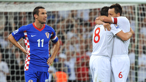 John TErry Croatia World Cup qualifier