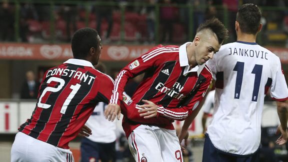 Stephan El Shaarawy scored the only goal of the game for Milan