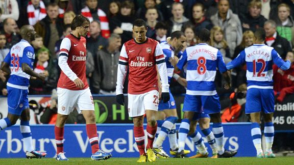 Arsenal woe v Reading