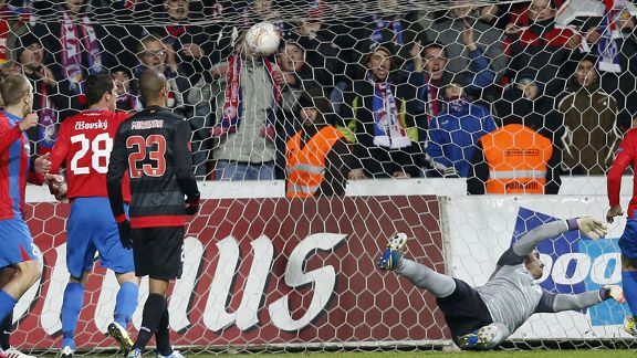 Viktoria Plzen goal v Atletico