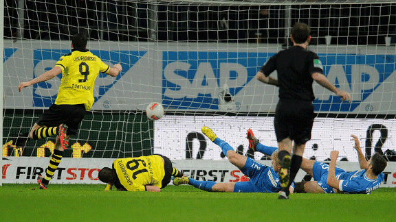 Borussia Dortmund goal Kevin Grosskreutz 