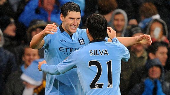 Gareth Barry, David Silva